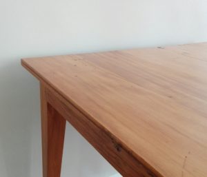 2,5 table made from 19th century yellowwood