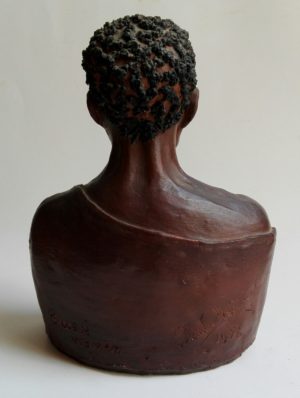 African clay busts circa 1950's