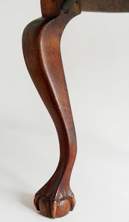 19th century stinkwood caned carver 