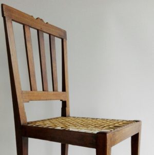 19th century stinkwood and riempie Overberg chair