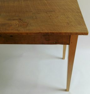 2m sofa table made from reclaimed 19th century yellowwood