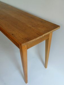 3m serving table made from 19th century reclaimed yellowwood