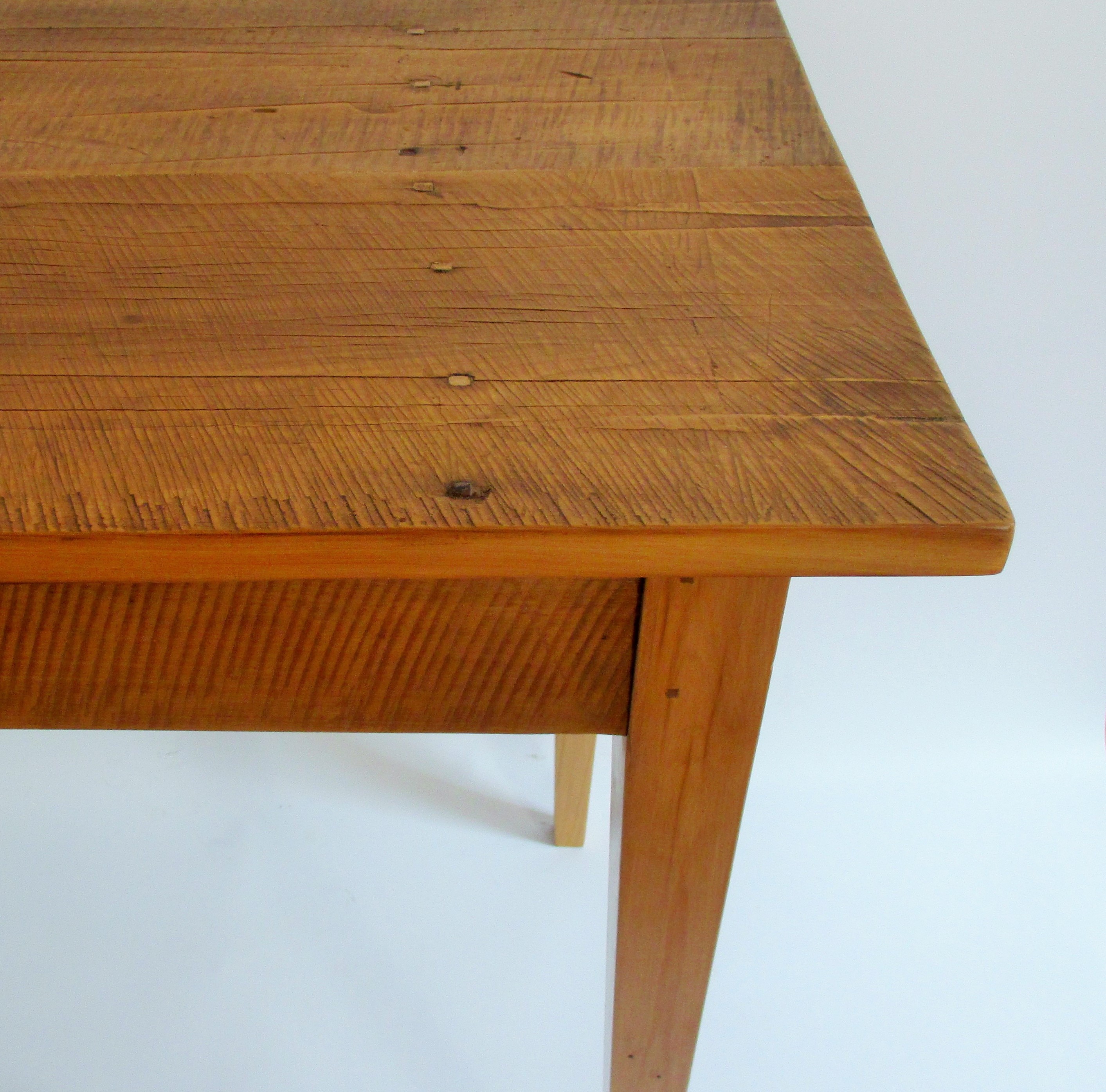 3m serving table made from 19th century reclaimed yellowwood