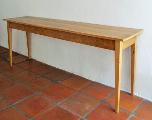 2 m sofa table made from reclaimed 19th century yellowwood
