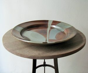 Ceramic platter by Gerrit Hoets